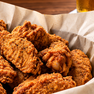 Breaded chicken wings 1/2 pound