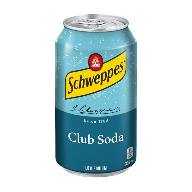 Schwepps club soda.