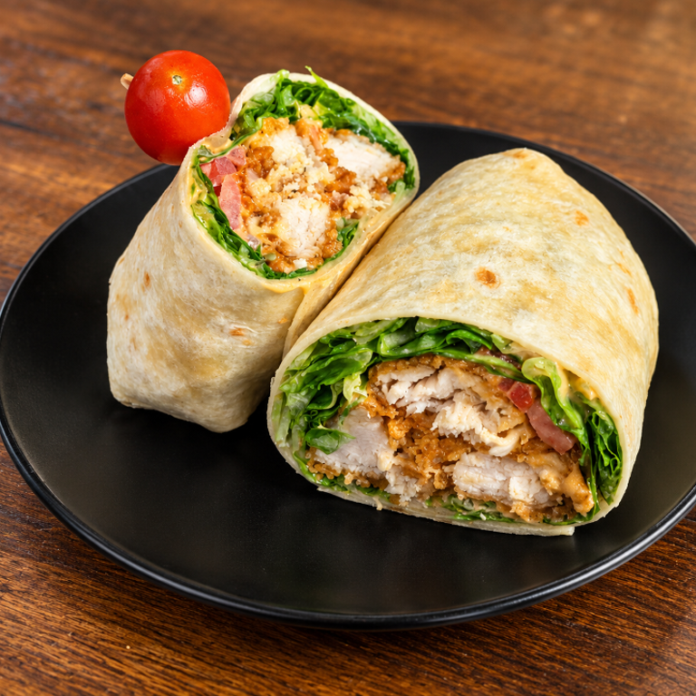 Delicious Chicken Caesar Wrap