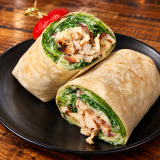 Grilled chicken caesar wrap